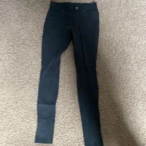 Hue steel grey suede jeggings